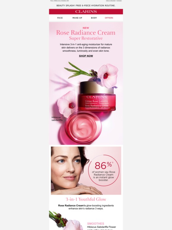 rose radiance cream super restorative
