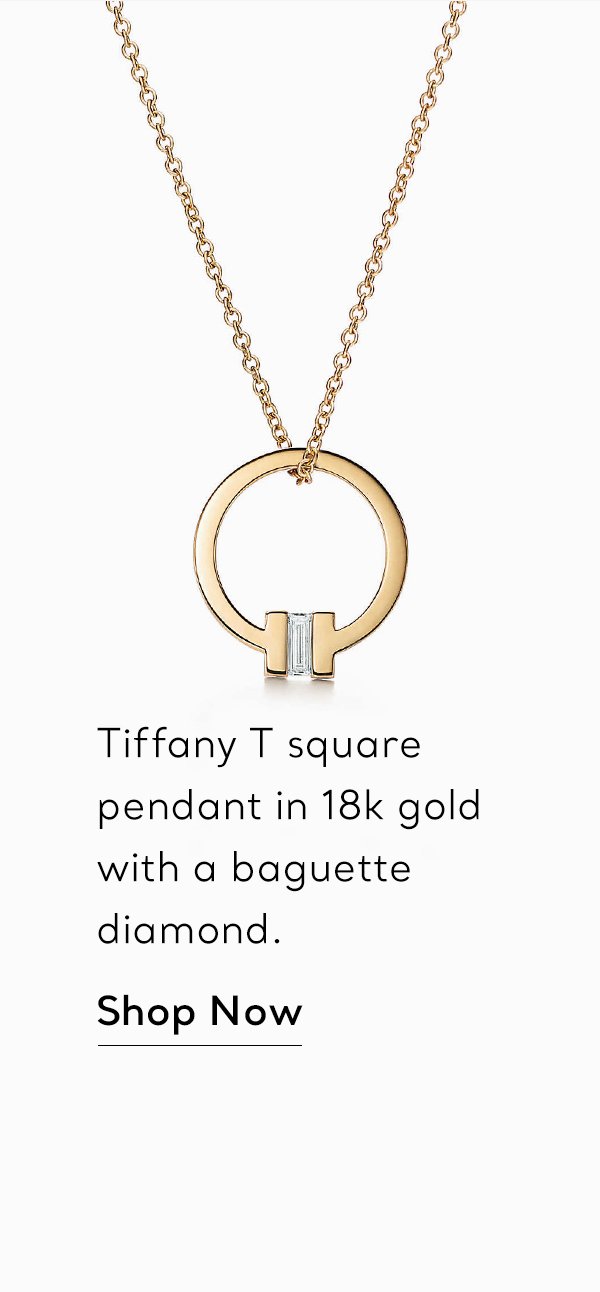 tiffany t square pendant