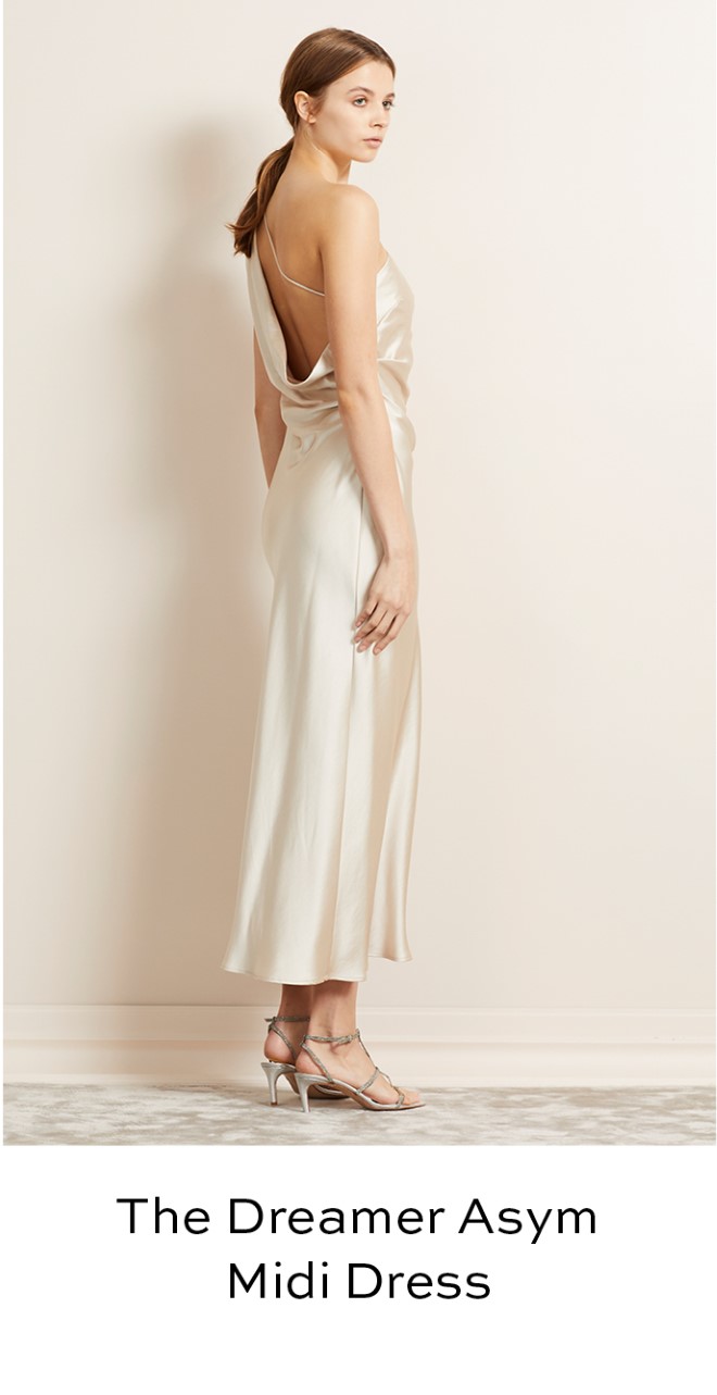 the dreamer asym dress