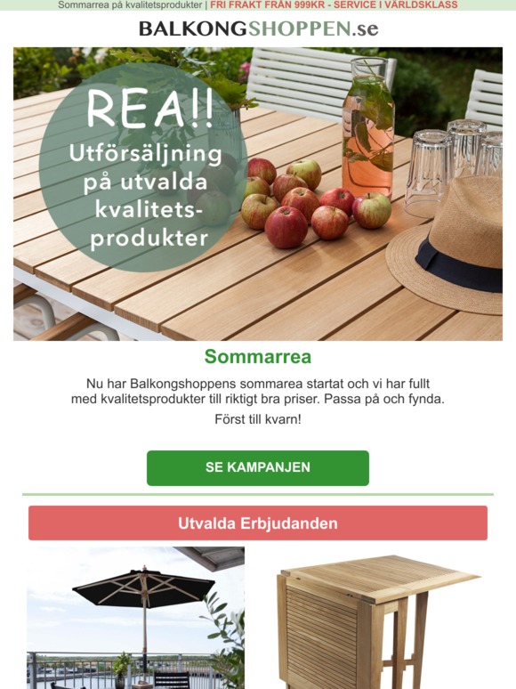 Sommarrea hos Balkongshoppen