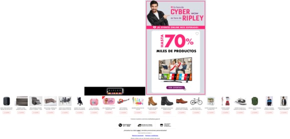 😱¡Comenzó Cyber WOW! Hasta 70% miles de productos