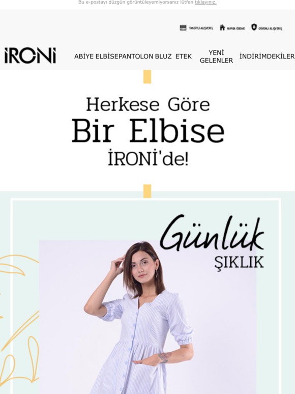 Yepyeni Elbiseler Geldi