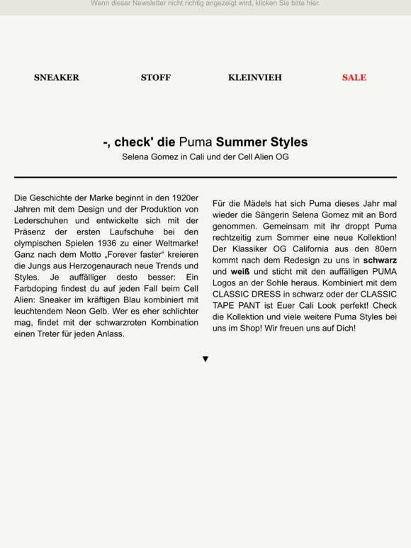 Hi -Check die Puma Summer Styles