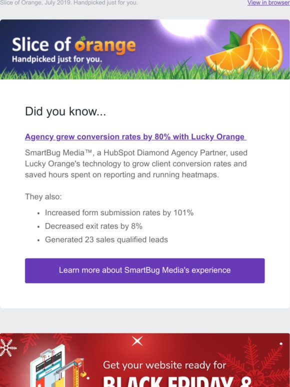 See how a HubSpot Diamond Agency Partner grew client conversions with Lucky Orange