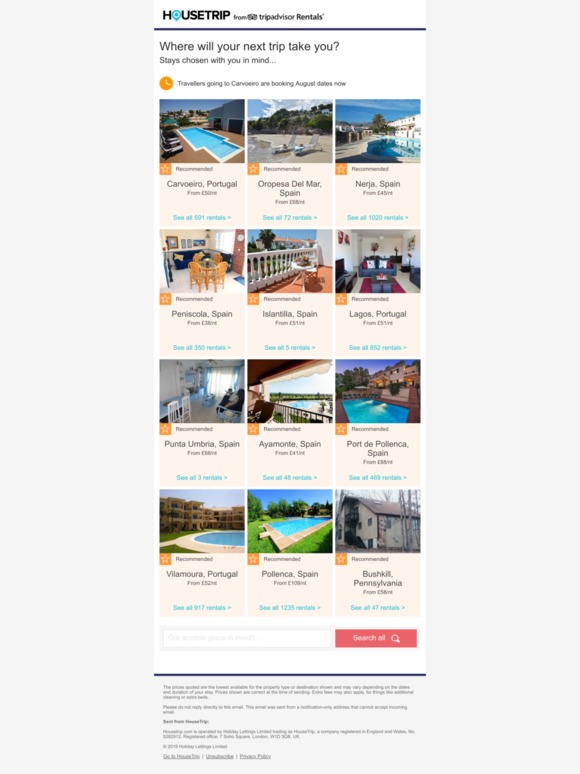 Your exclusive rentals update: Carvoeiro, Oropesa Del Mar + more inspiration