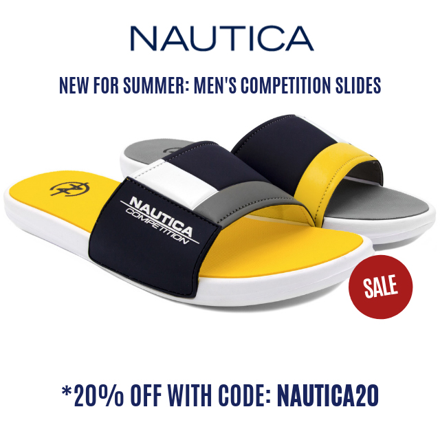 nautica slides for men
