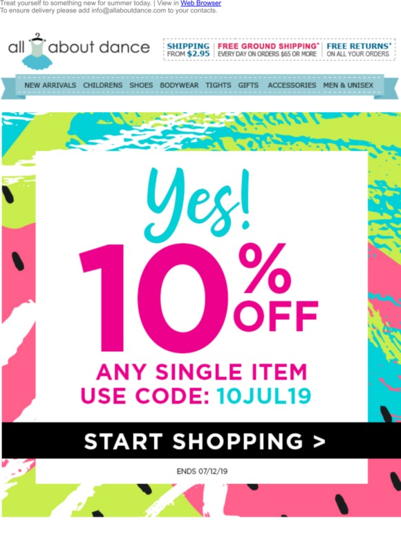How About 10% Off Any Item You Like?