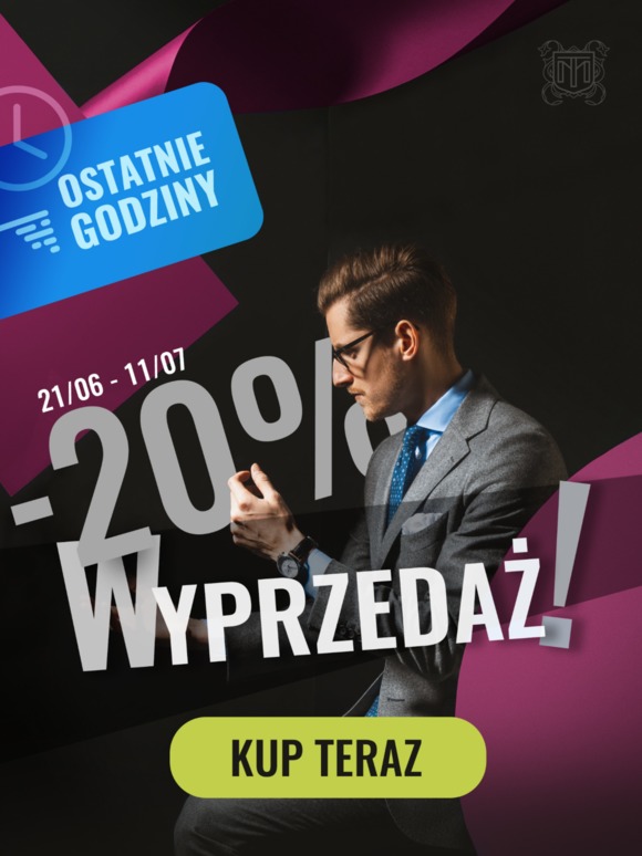 Masz czas tylko do północy! To ostatnie godziny wyprzedaży -20%!