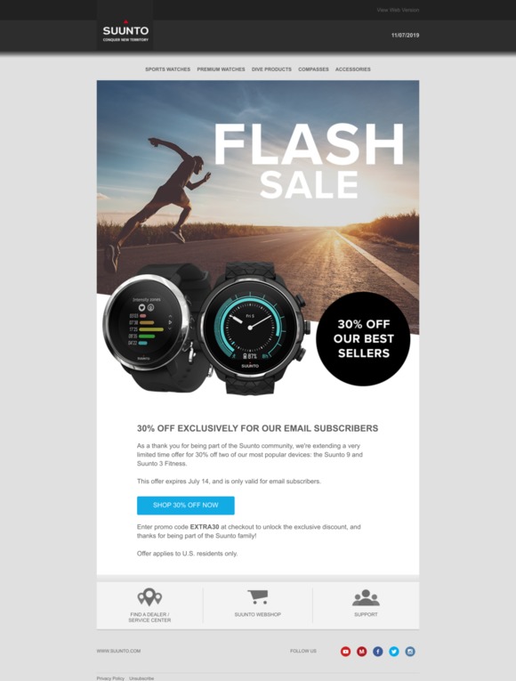 suunto offer code