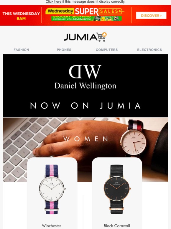 Jumia deals daniel wellington