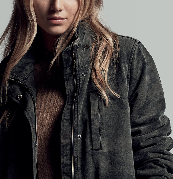 james perse camo jacket