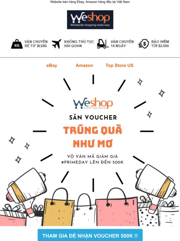 Săn Voucher trúng quà như mơ - Ơ kìa Deal khủng, sở hữu ngay!!