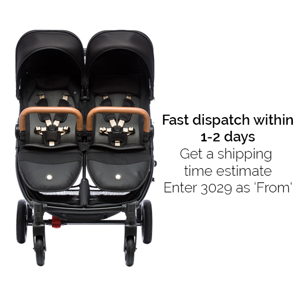 luna double pram