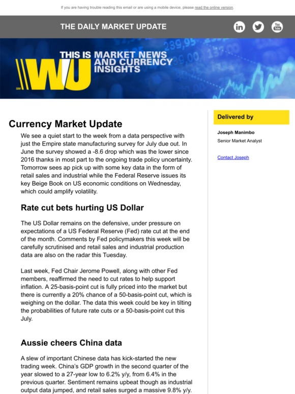 Currency Market Update