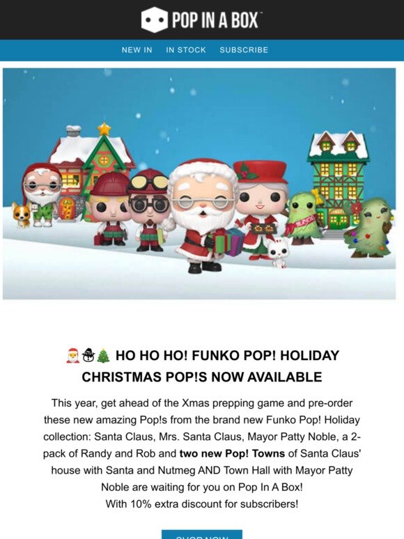 POP Funko Holiday Funko Mayor Patty Noble Brand New In Box