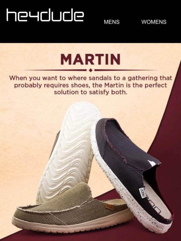 hey dude martin shoes
