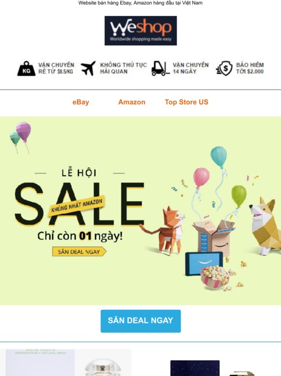 Lễ hội sale khủng nhất Amazon, bạn đã săn được gì chưa?