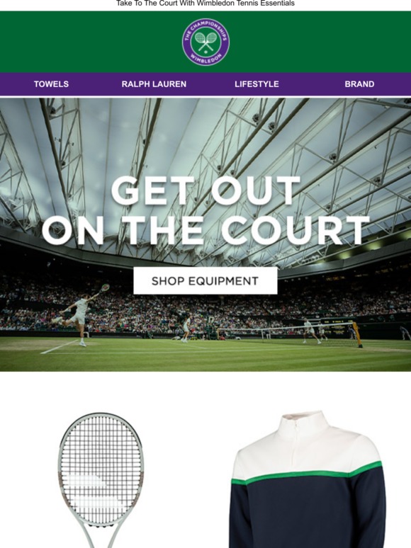Get Out On The Court | Shop Tennis Equipment