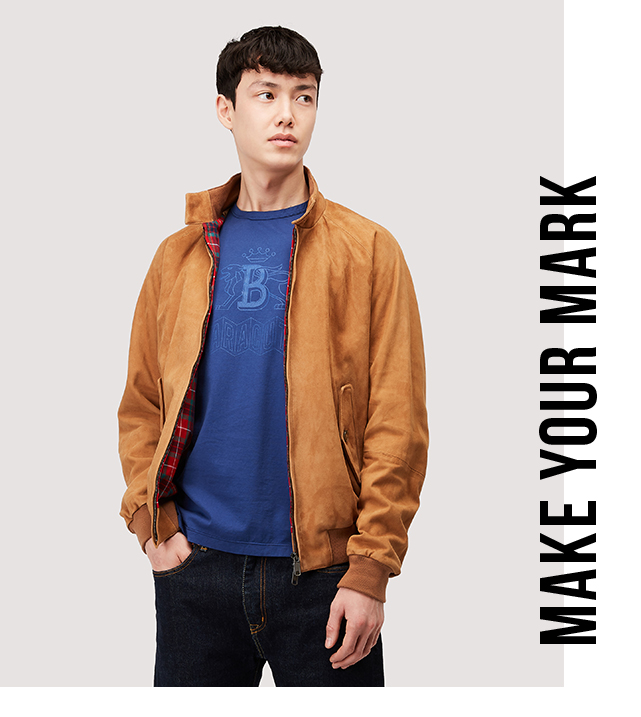 baracuta suede jacket