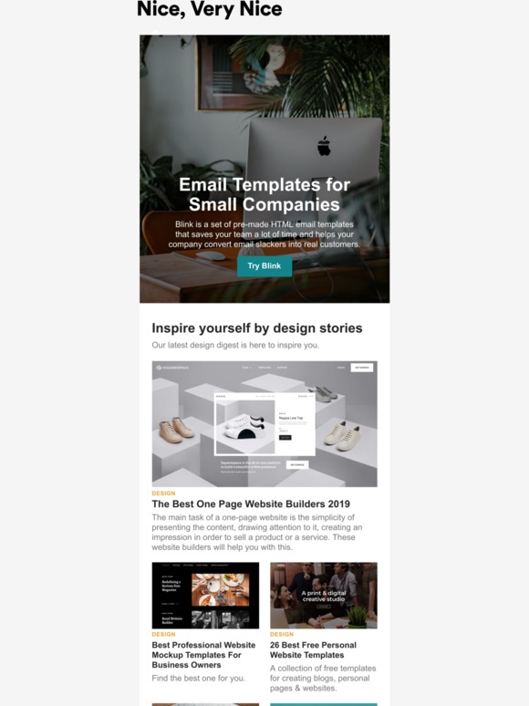 Design Stories on Nice, Very Nice