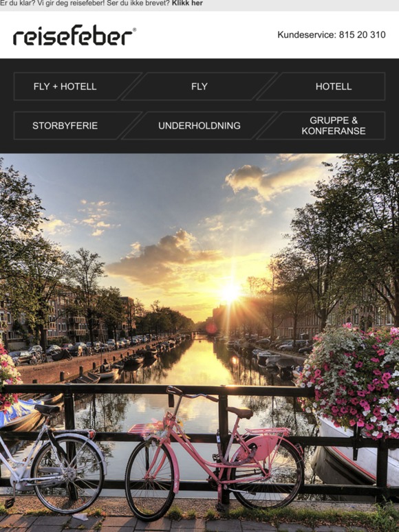 Møt høsten i sykkelvennlige Amsterdam!
