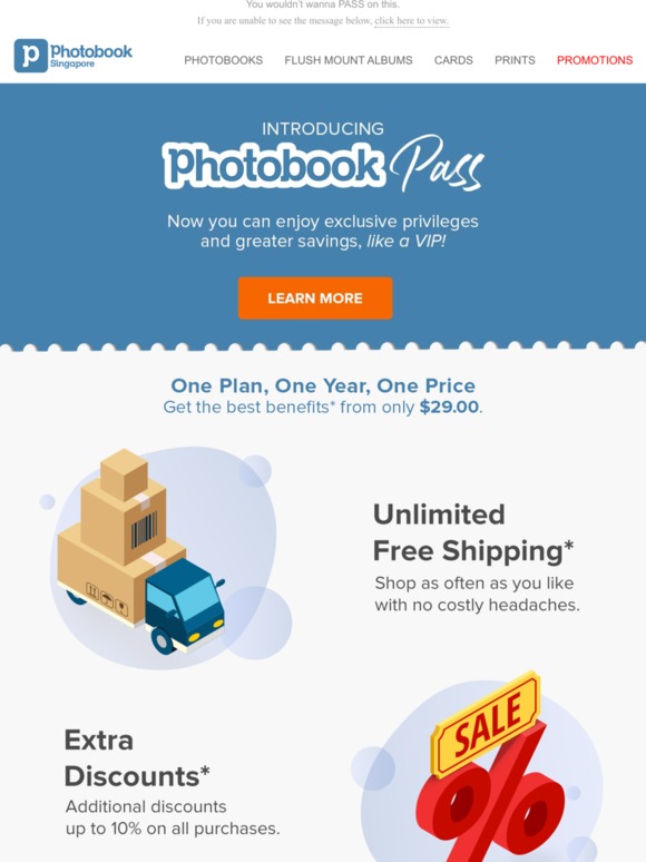 Photobook Unlimited Free Shipping with Photobook Pass! Milled