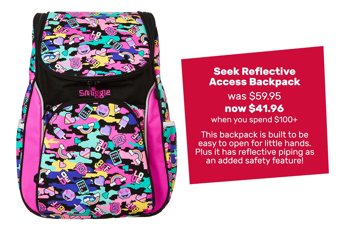smiggle poppin access backpack