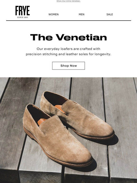The Frye Company: The Venetian | Milled