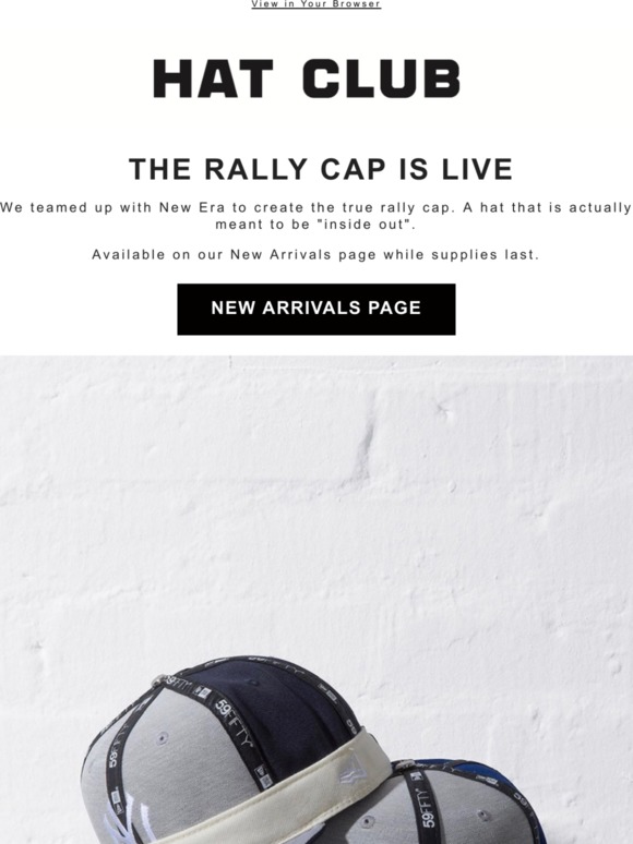 new era rally cap