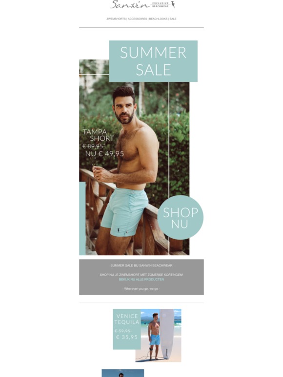 Summer Sale bij Sanwin Beachwear!💦