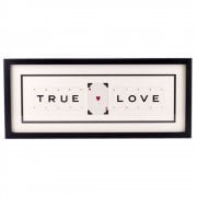 Vintage Playing Cards True Love Framed Picture