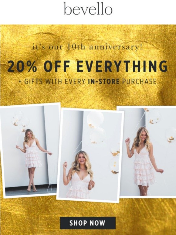 ✨ 20% OFF EVERYTHING! ✨