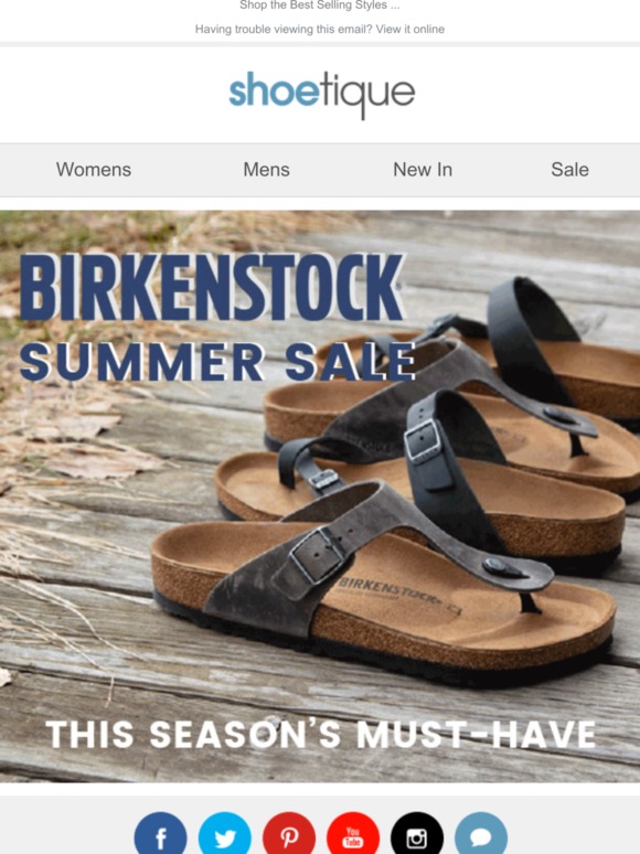 Birkenstock Sale - This Season's Must Have!