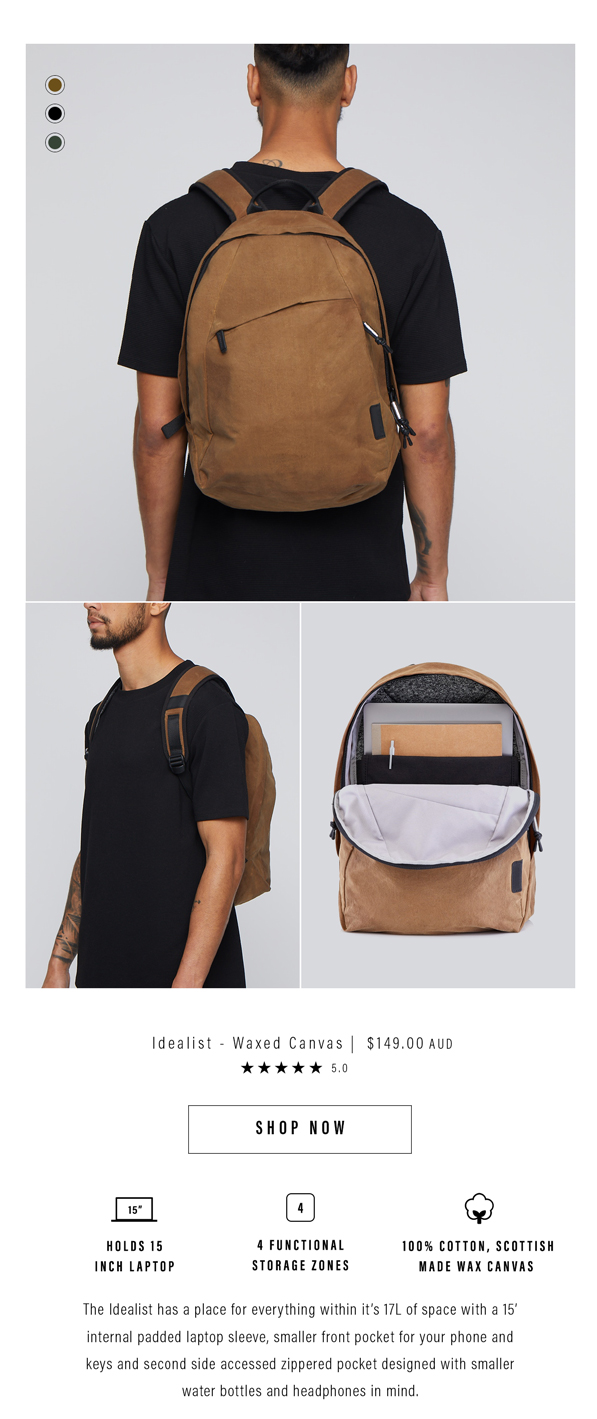 Crumpler waxed online canvas