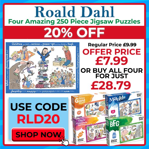 Roald Dahl Matilda 250 Piece Jigsaw Puzzle 