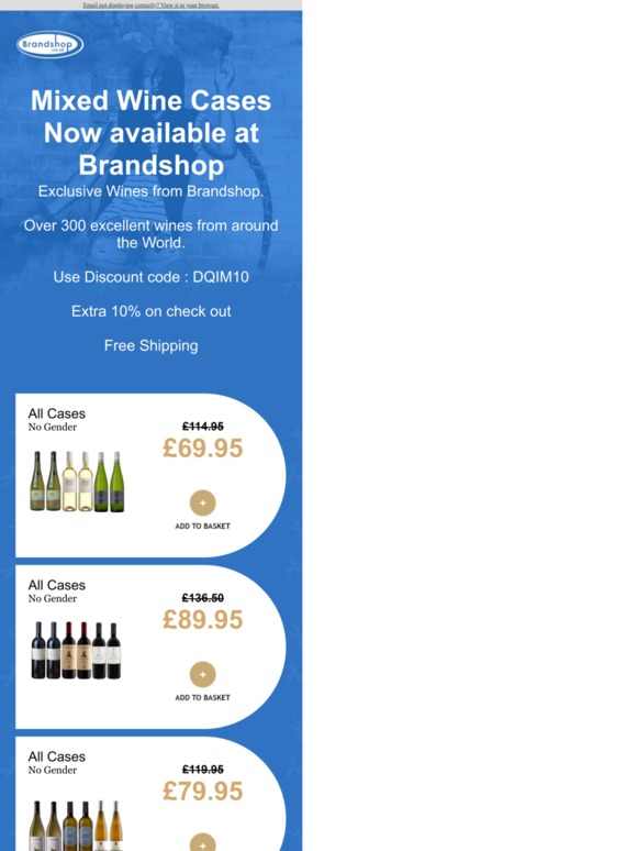 Mixed Wine Cases Now available at brandshop