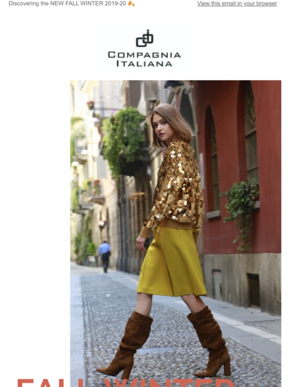 Scopri la nuova collezione Fall Winter 2019-20 🍂