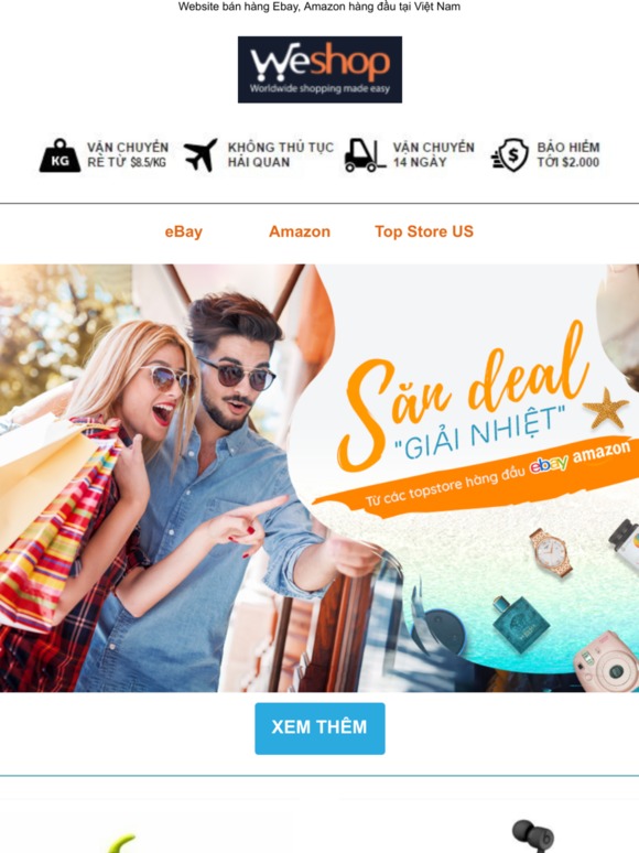 Săn deal hàng hiệu từ các topstore hàng đầu của Mỹ