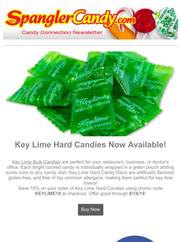 Key Lime Hard Candies Available at SpanglerCandy.com!