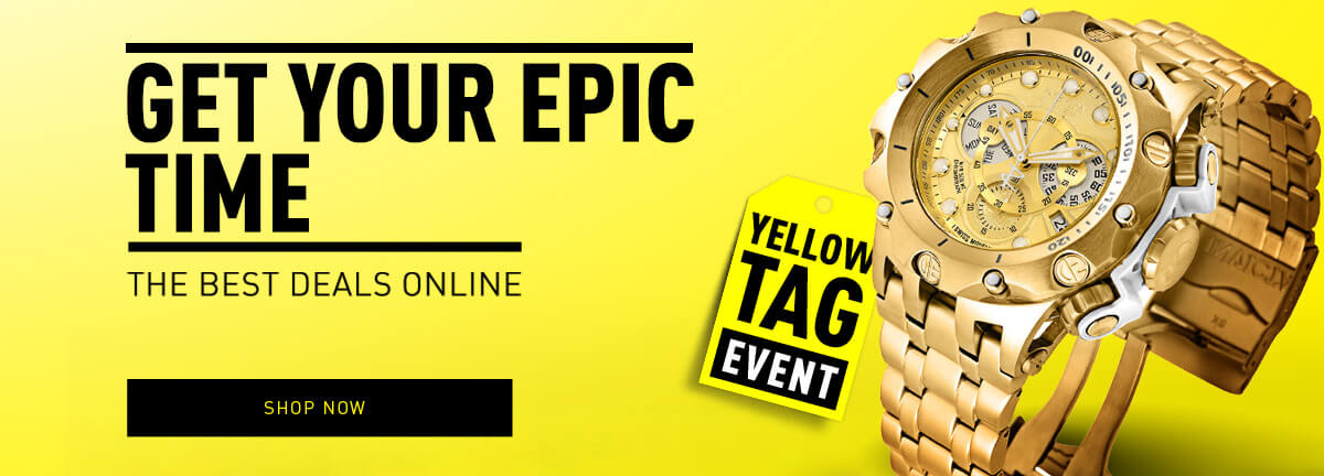 invicta yellow tag event