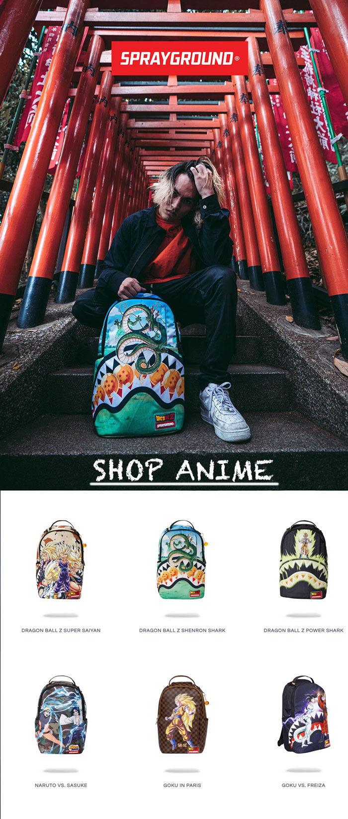 super saiyan sprayground