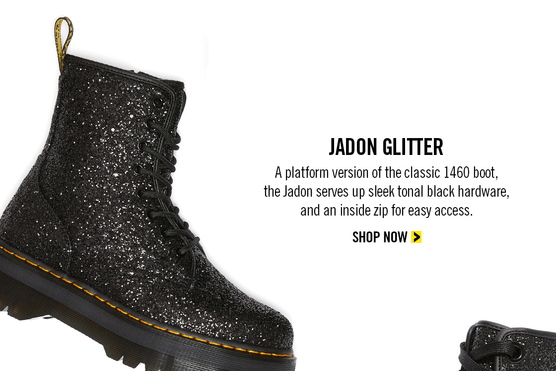 dr martens platform glitter