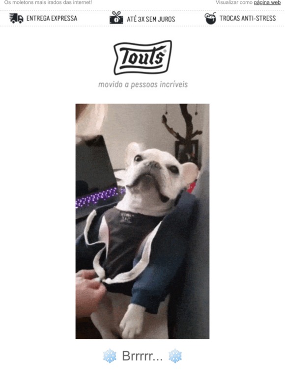 Esfriou? Melhor levar um casaquinho, tá na promoção ;)