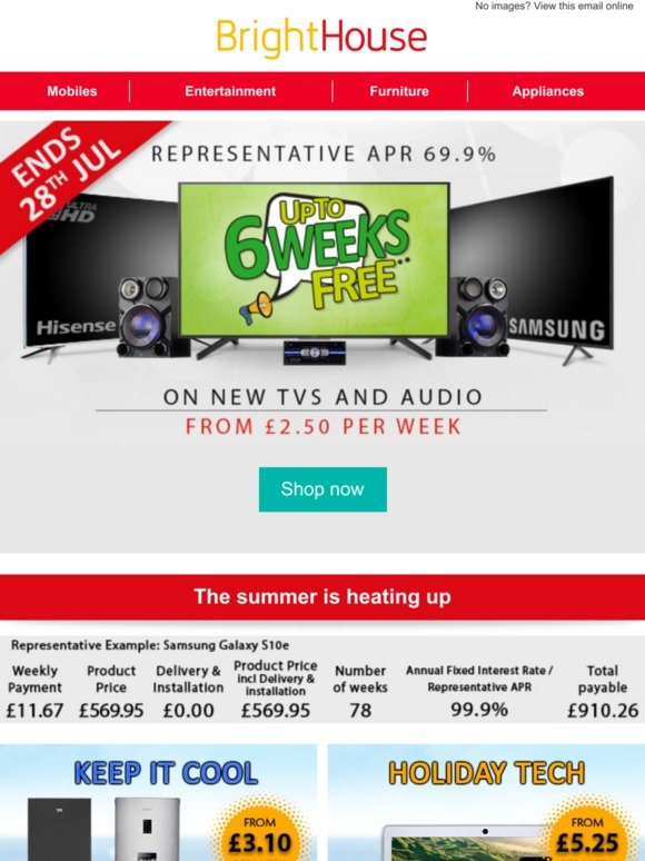 Hurry... TV & audio deals end soon | Our best rates