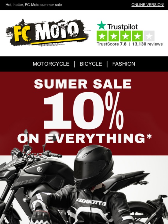 Fc Moto De Hot Hotter Fc Moto Summer Sale Milled