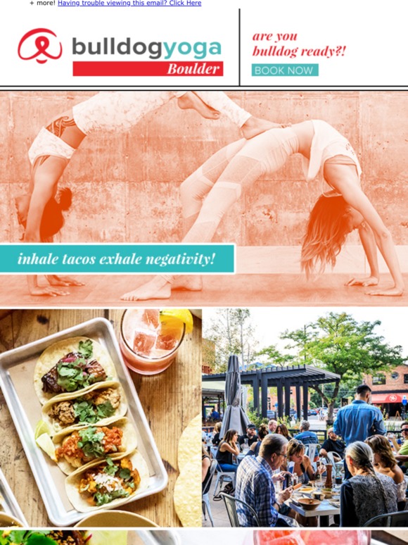 Eat tacos and bulldog!