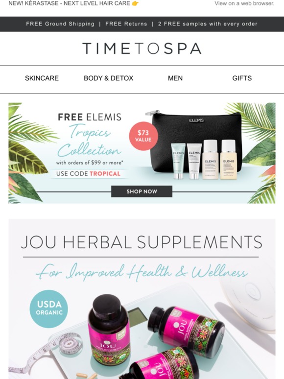 Elemis UK Improve your Health & Wellness with JOU Herbs + FREE ELEMIS
