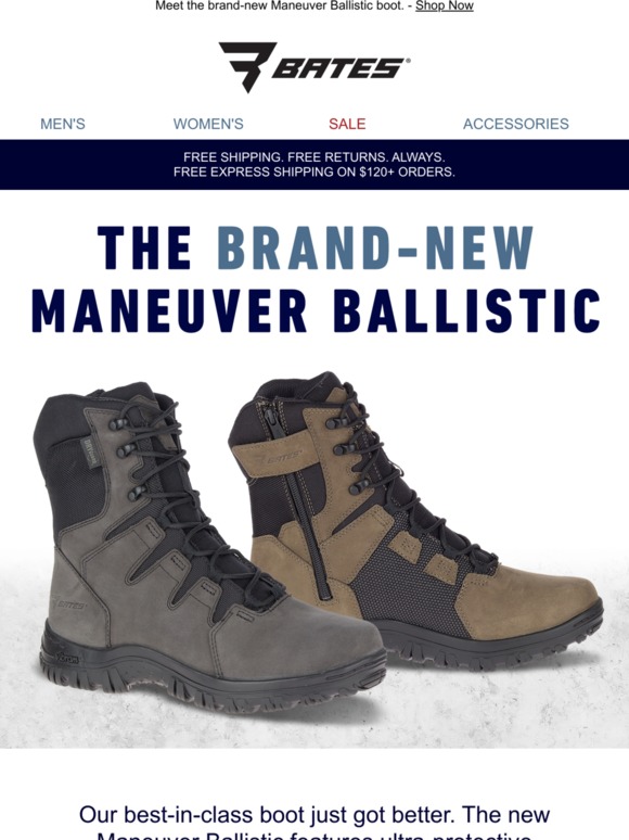 bates maneuver boots