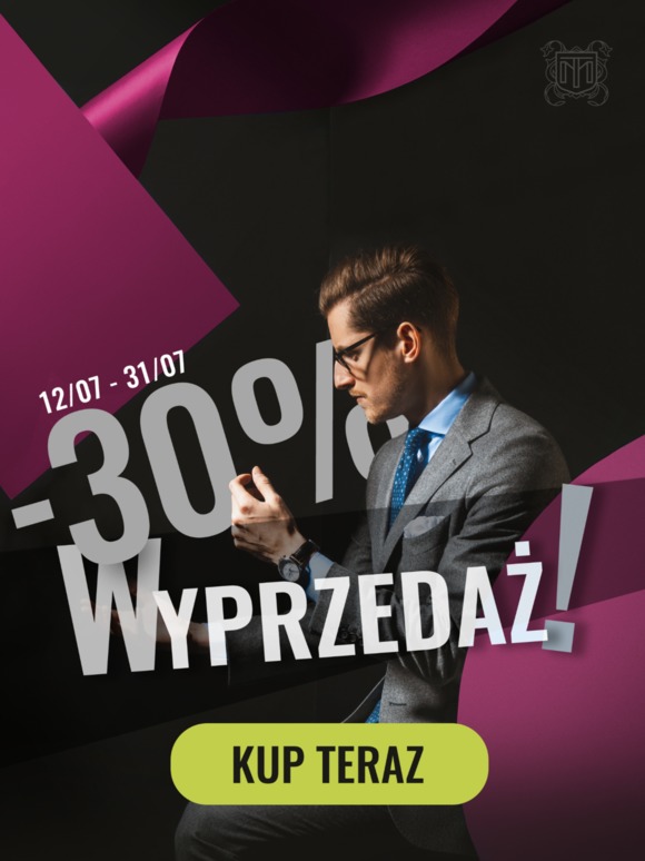 Ostatnie 6 dni wyprzedaż -30% ZOBACZ WIĘCEJ >>