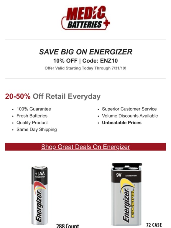 Save Big On Energizer